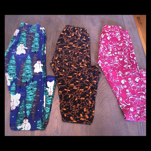 Lu La Roe Holiday leggings! - Picture 1 of 4